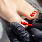 Gellak op teennagels 