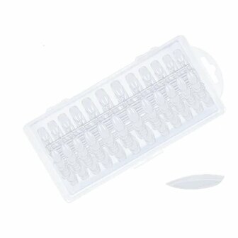 press on tips natural short 